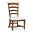 Country Walnut Fireside Side Chair