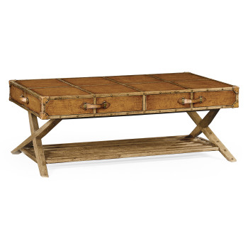 Travel Trunk Style Coffee Table