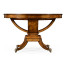 Biedermeier Style Crotch Walnut Centre/ Library Table