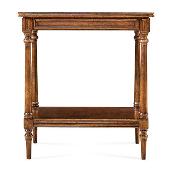 Victorian style walnut side table