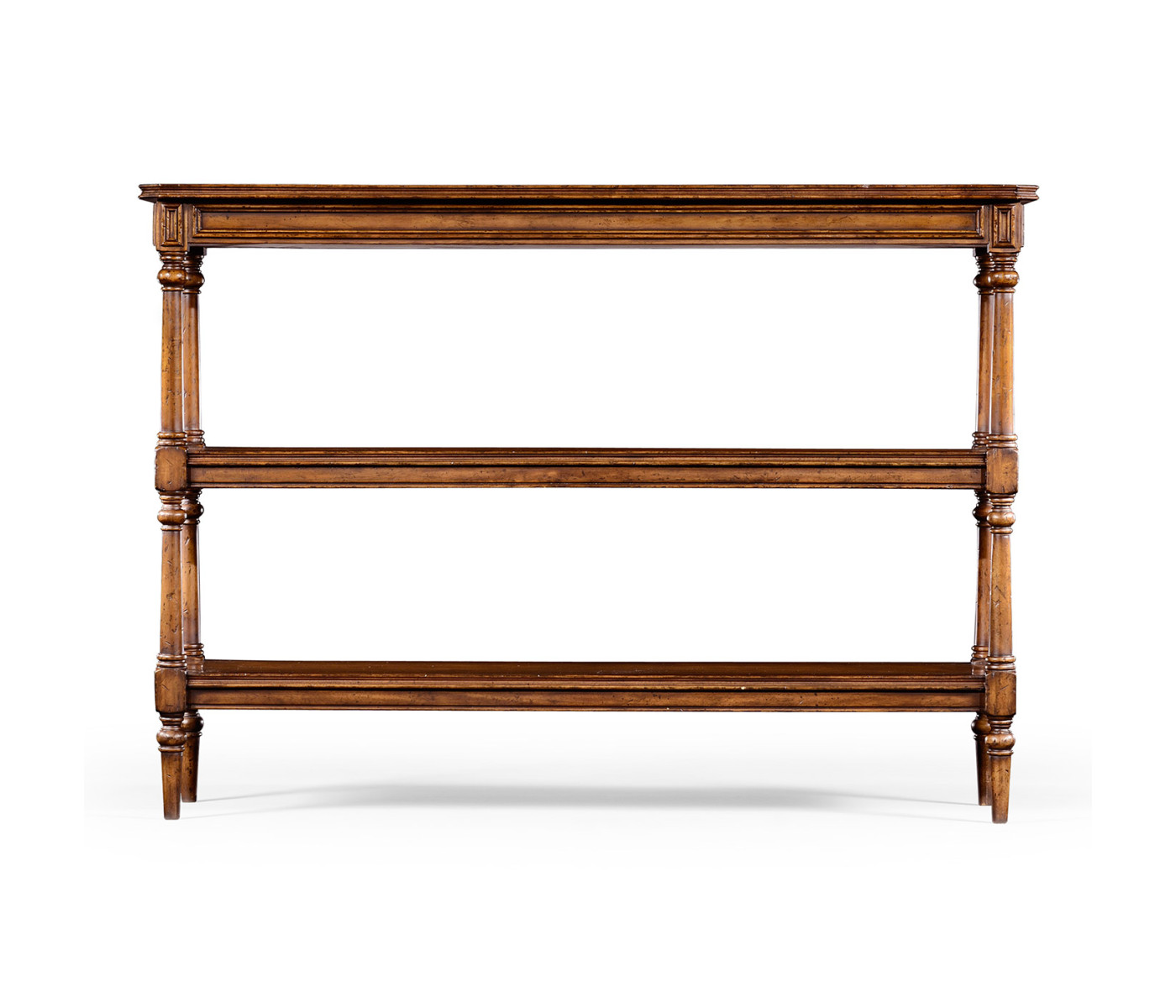 Victorian Style Walnut Three Tier Étagère
