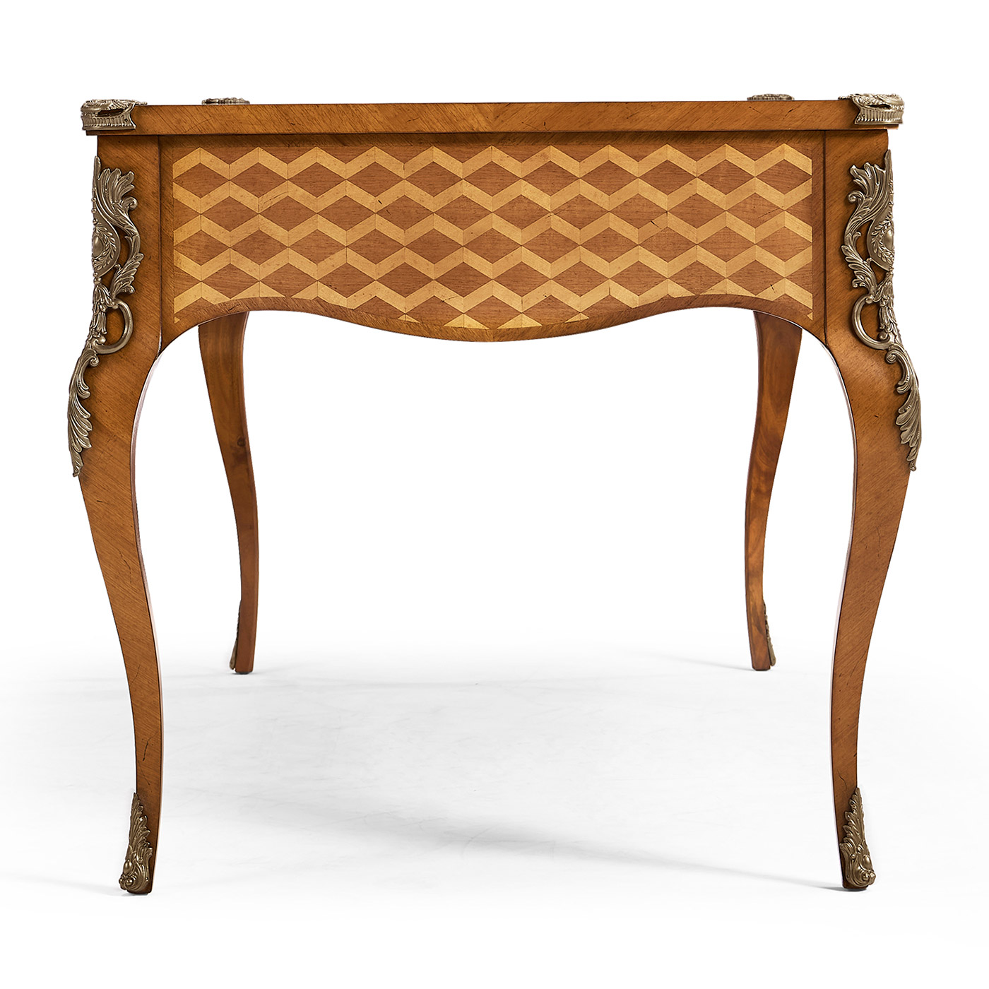 Satinwood & Marquetry Bureau Plat