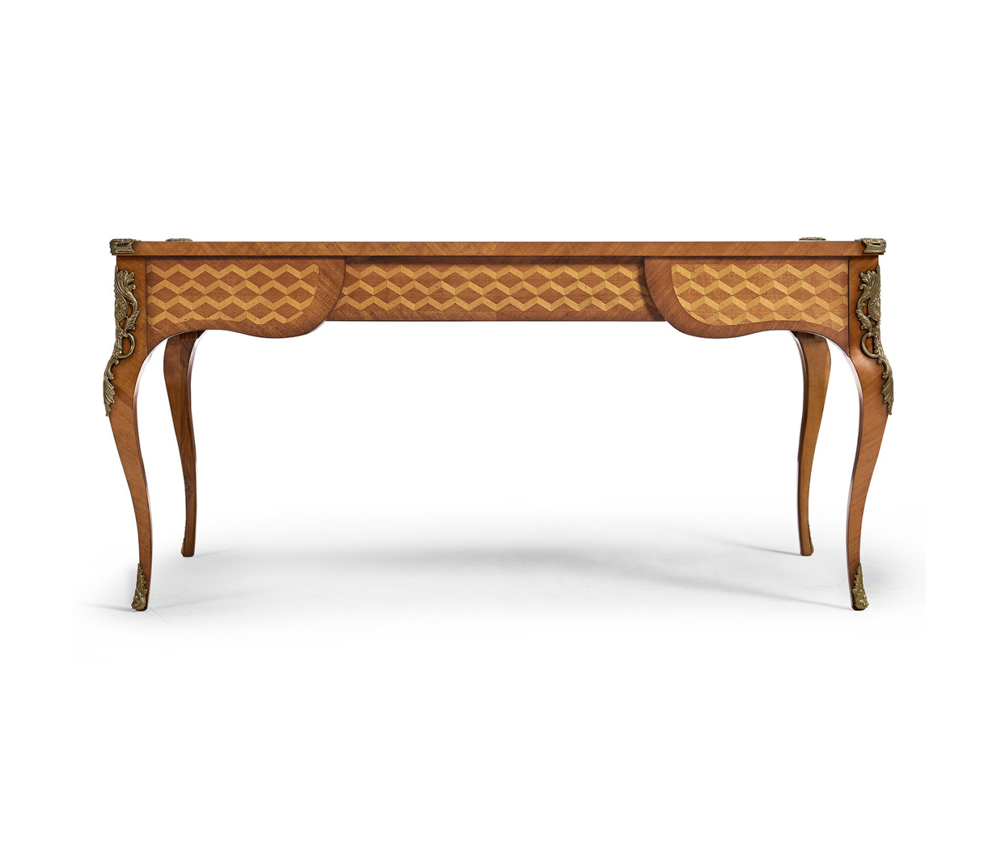Satinwood & Marquetry Bureau Plat