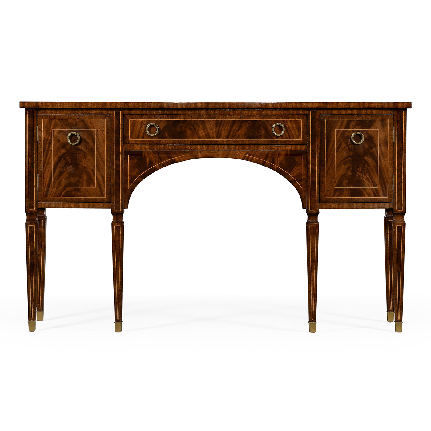 Regency Mahogany Bow Front Sideboard