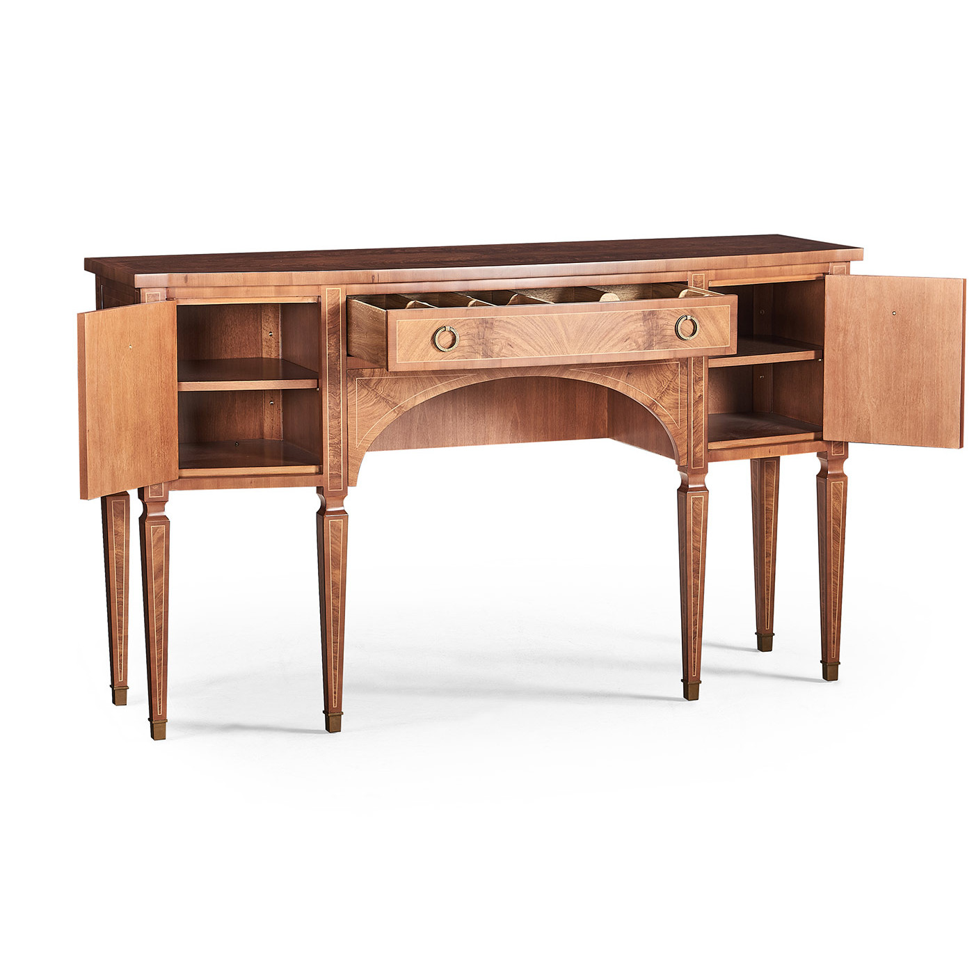 Regency Bow Front Sideboard