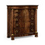 Mahogany biedermeier high chest