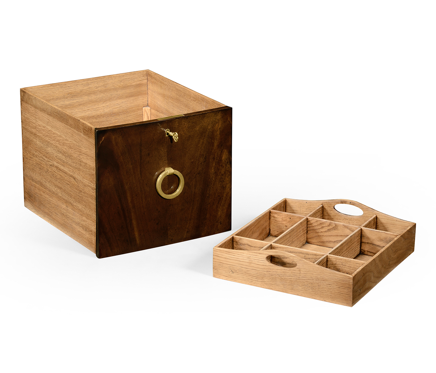 Mahogany biedermeier high chest