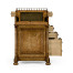 Burl oak davenport desk