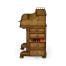 Burl oak davenport desk