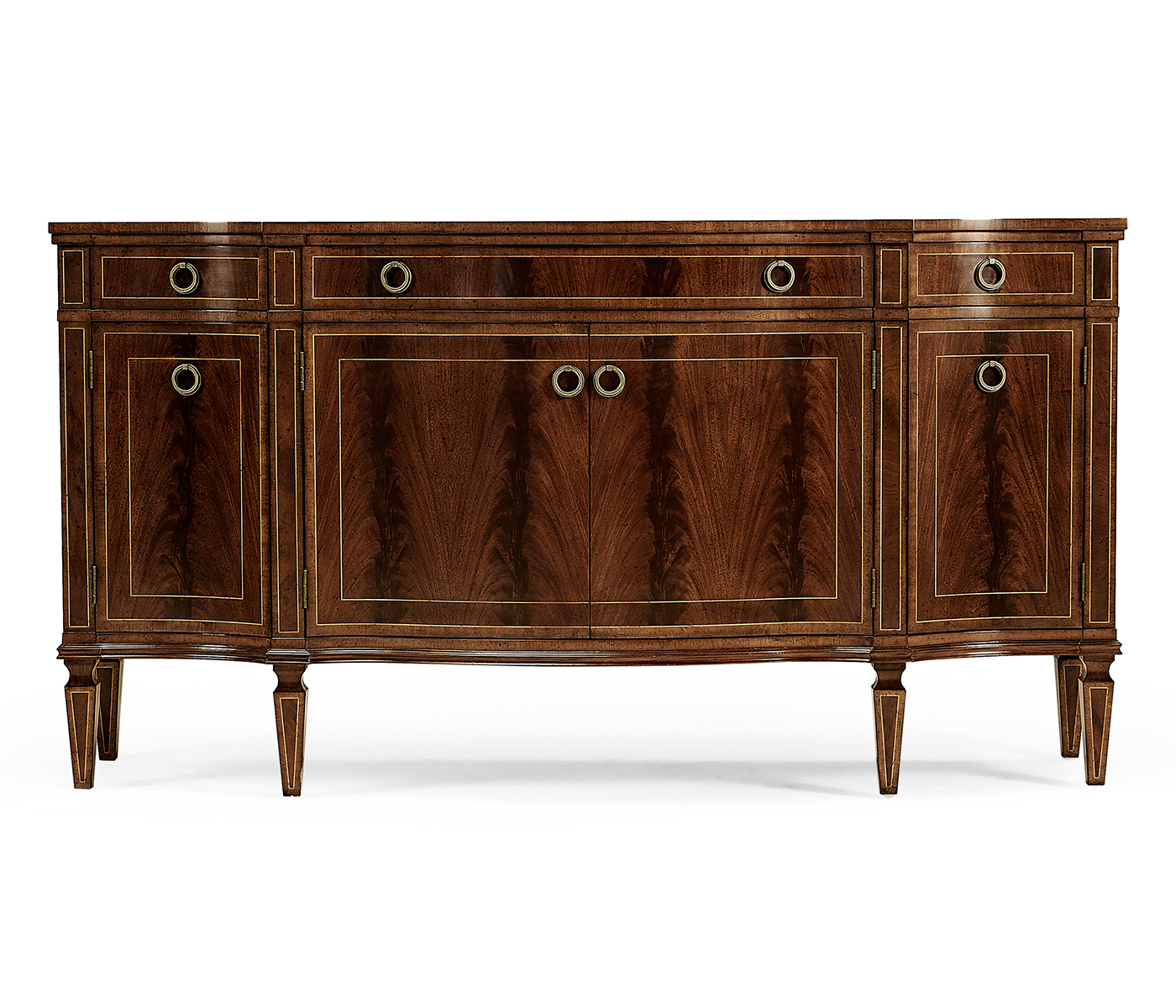 Buckingham Serpentine Mahogany Sideboard
