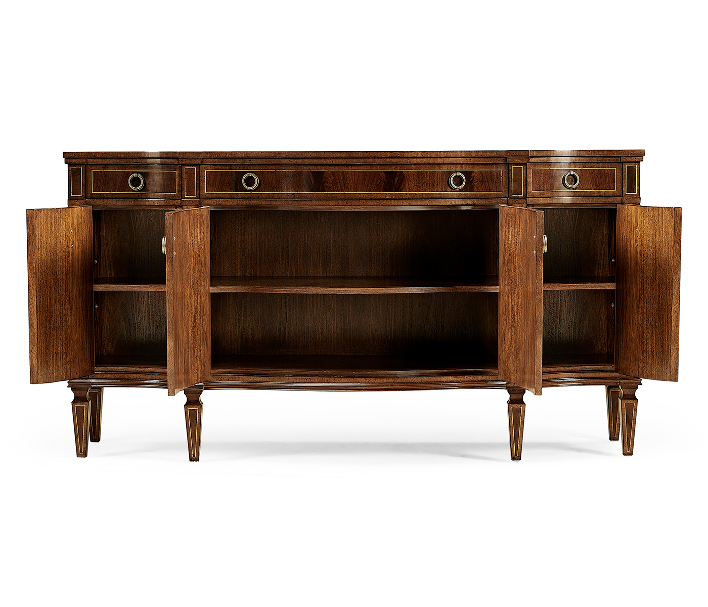 Buckingham Serpentine Mahogany Sideboard