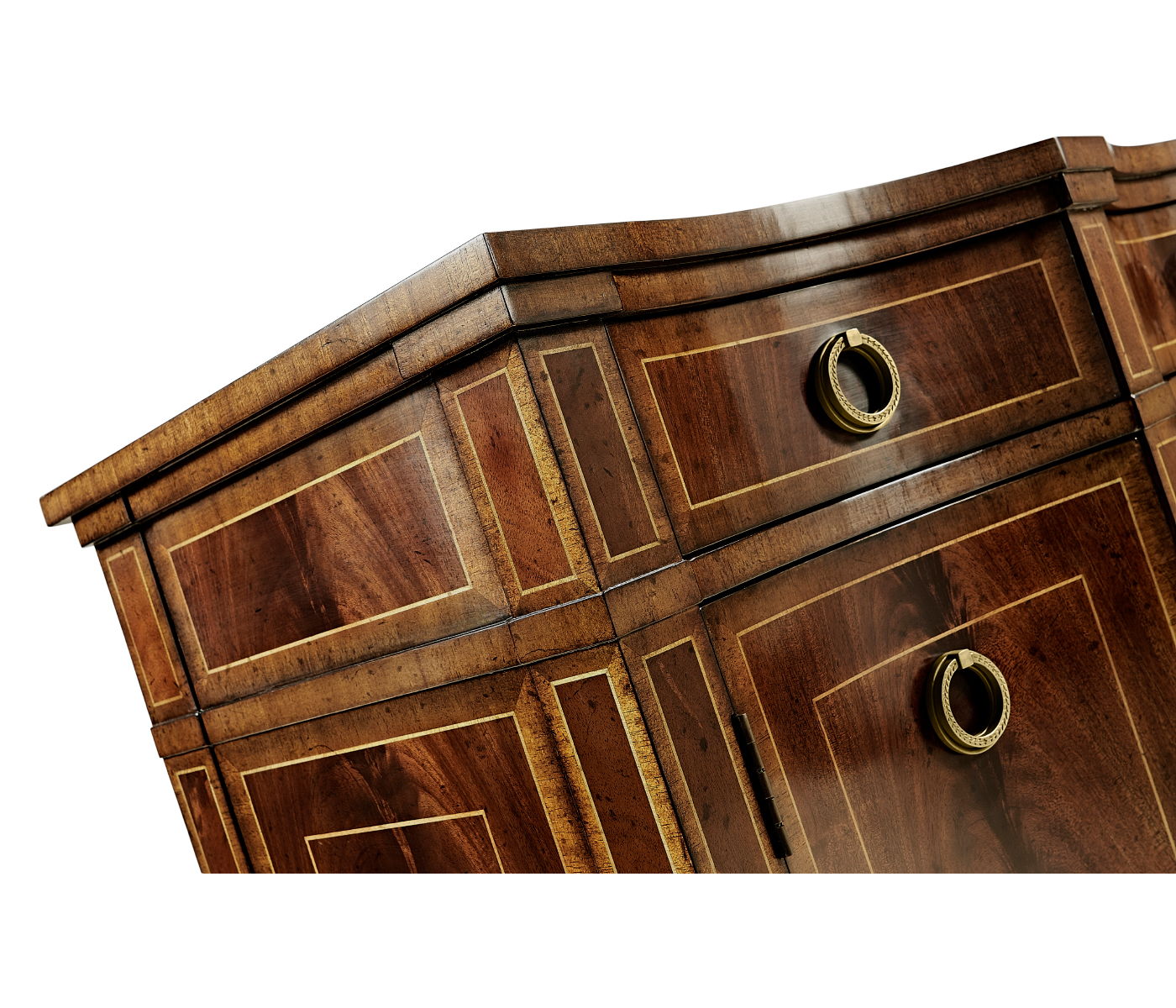 Buckingham Serpentine Mahogany Sideboard