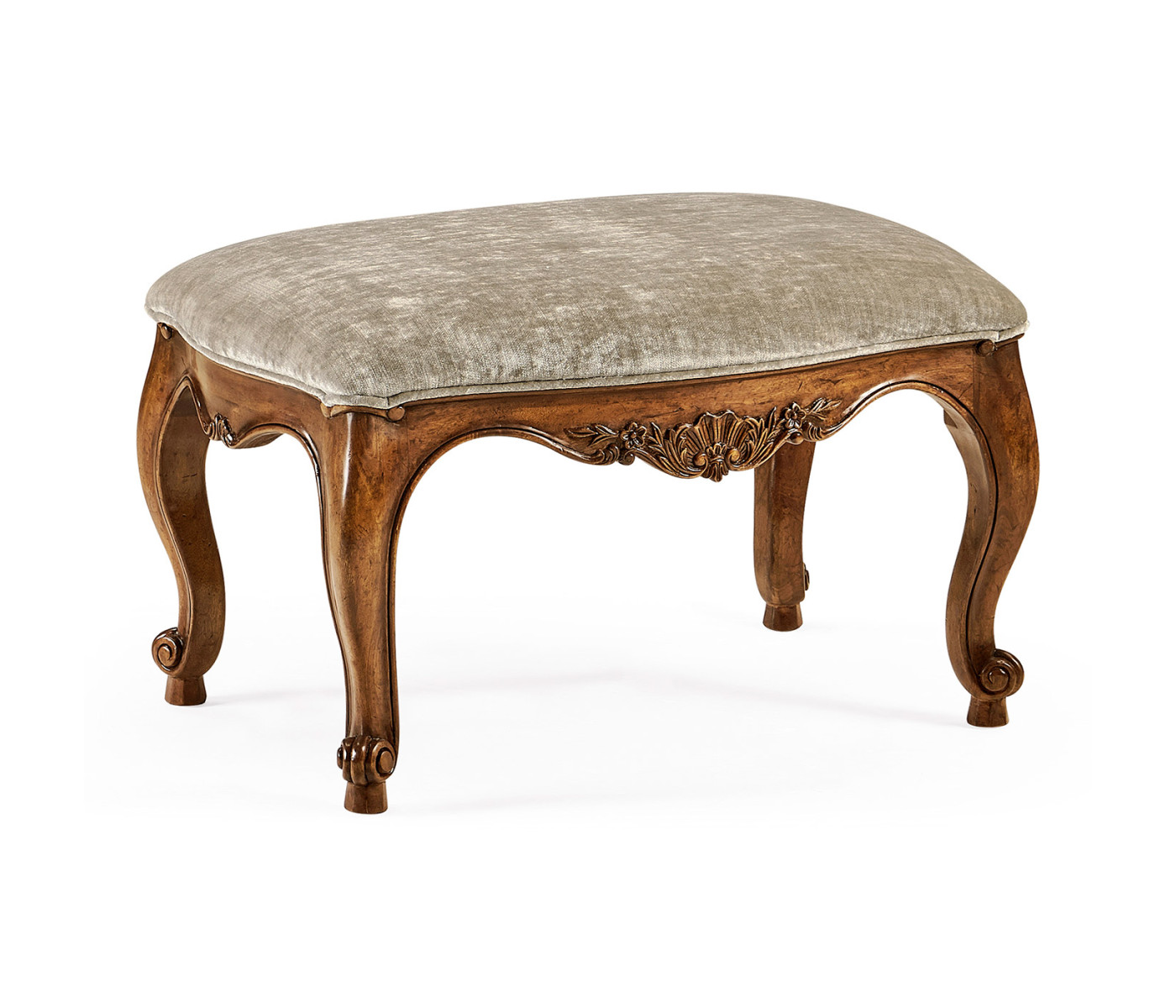 French Walnut Footstool