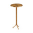 Argentinian walnut veneered circular lamp table