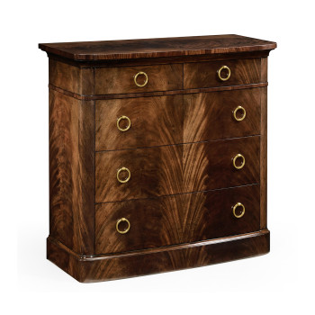 Early Victorian style mahogany chest of drawers