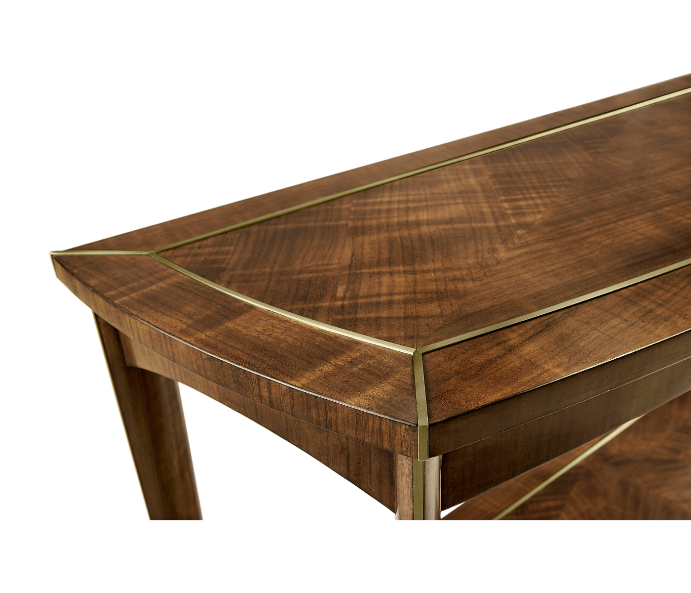 Hyedua and Brass Curved Console