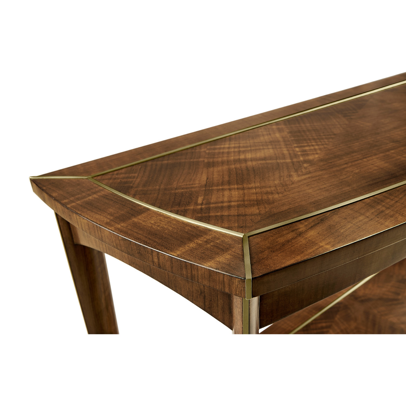 Hyedua and Brass Curved Console