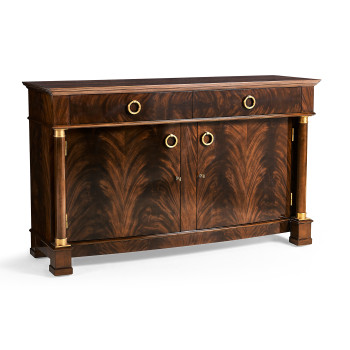 Mahogany biedermeier buffet