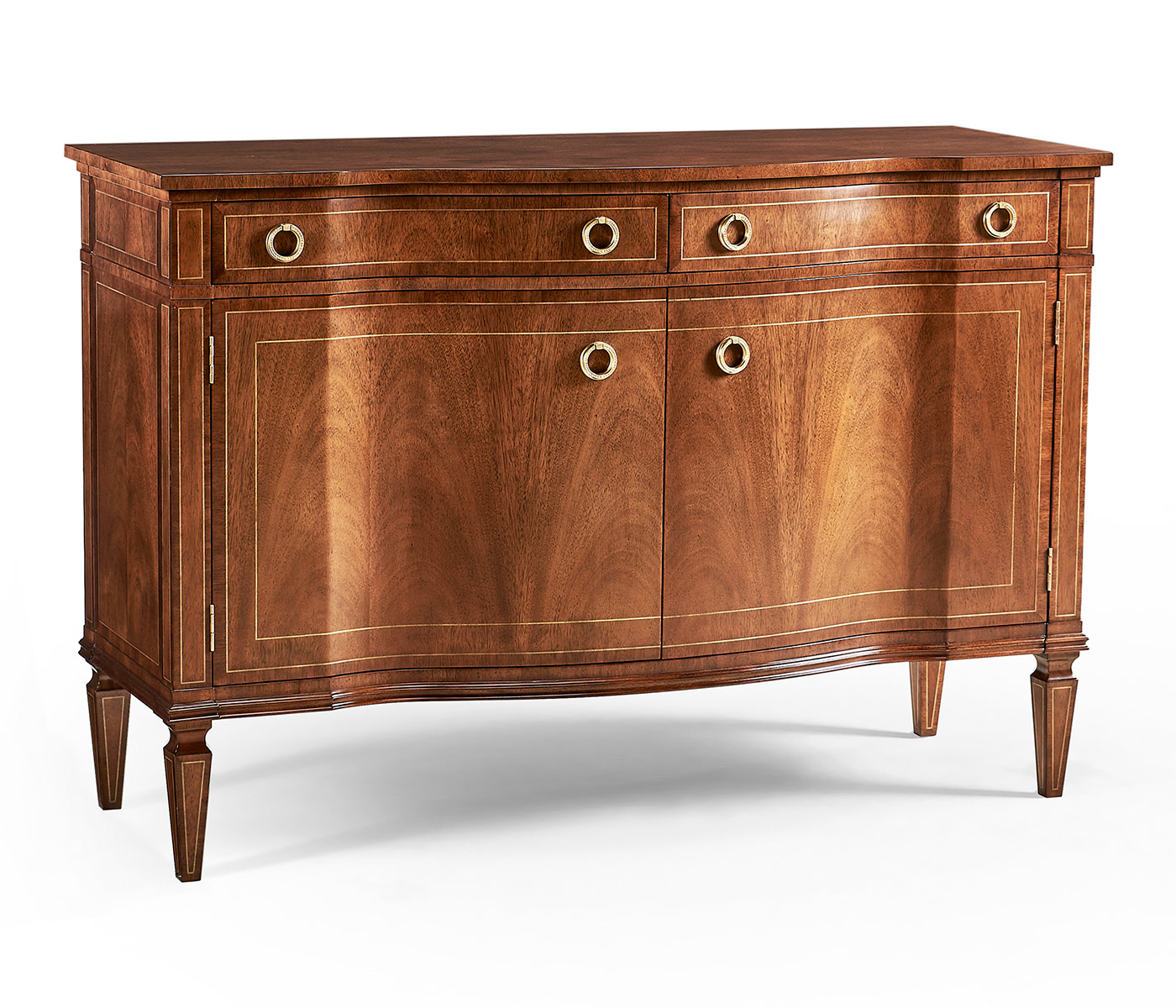 Bowfront Mahogany Cabinet