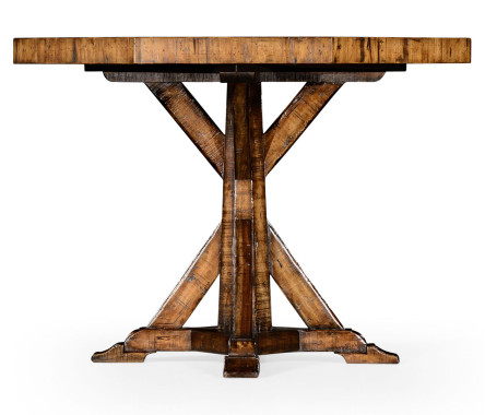 Country living style walnut octagonal centre or dining table