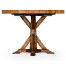Country living style walnut octagonal centre or dining table