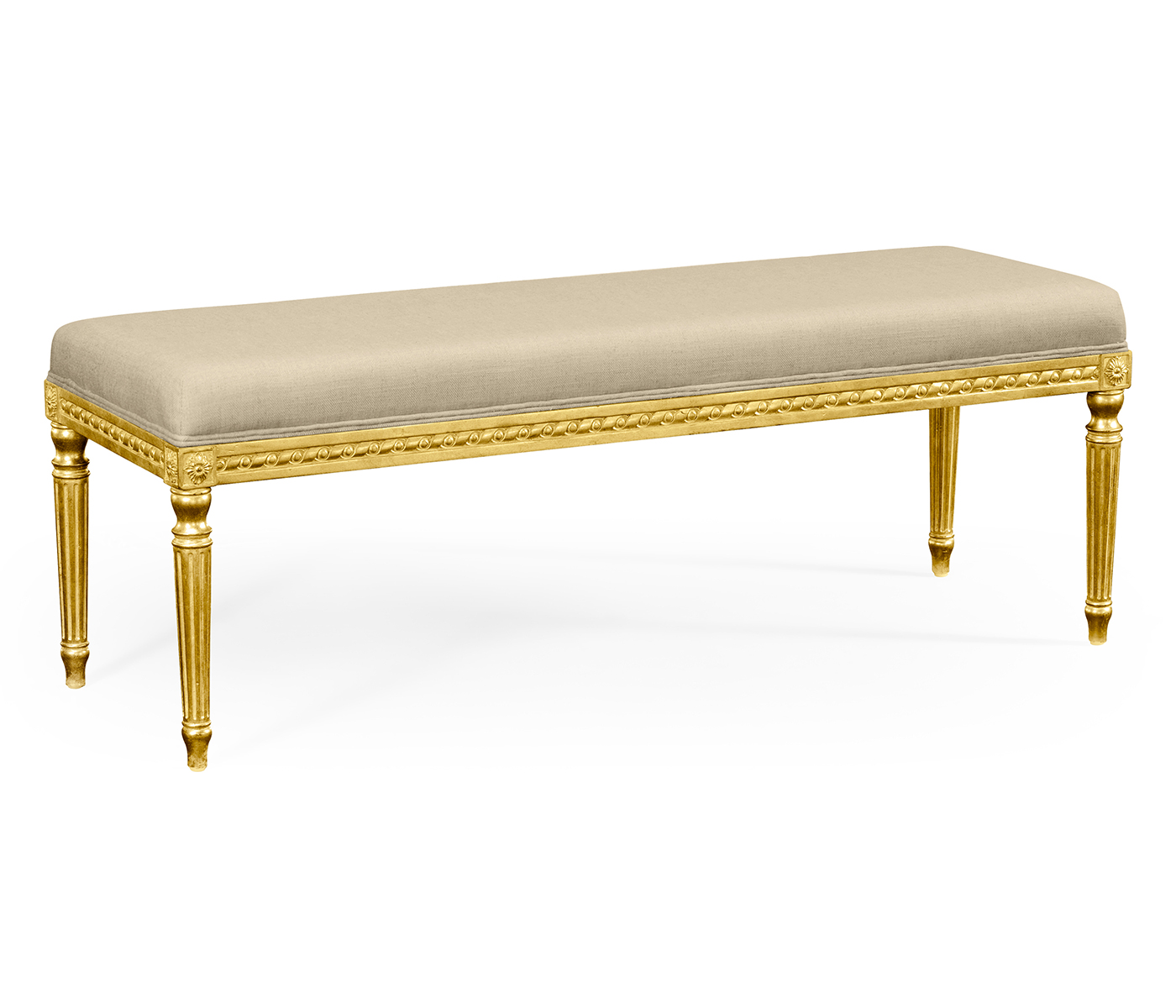 Louis XV style bench (Gold leaf/COM)
