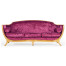 Empire Style Sofa with Gold Leaf