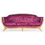 Empire Style Sofa with Gold Leaf
