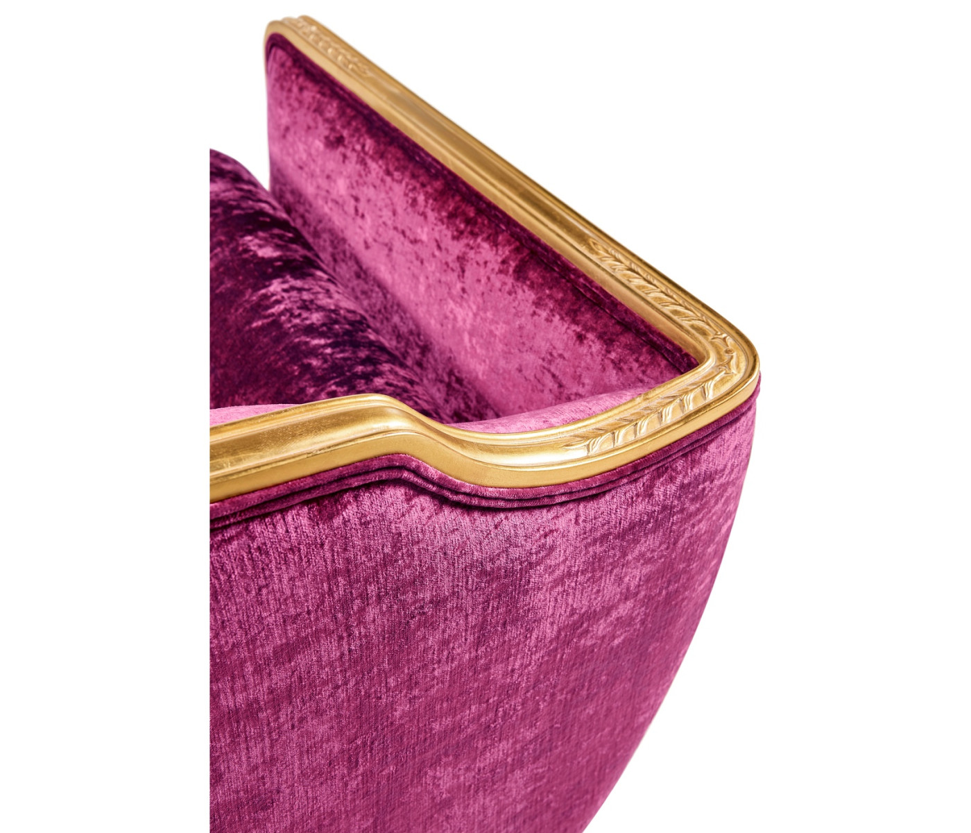 Empire Style Sofa with Gold Leaf