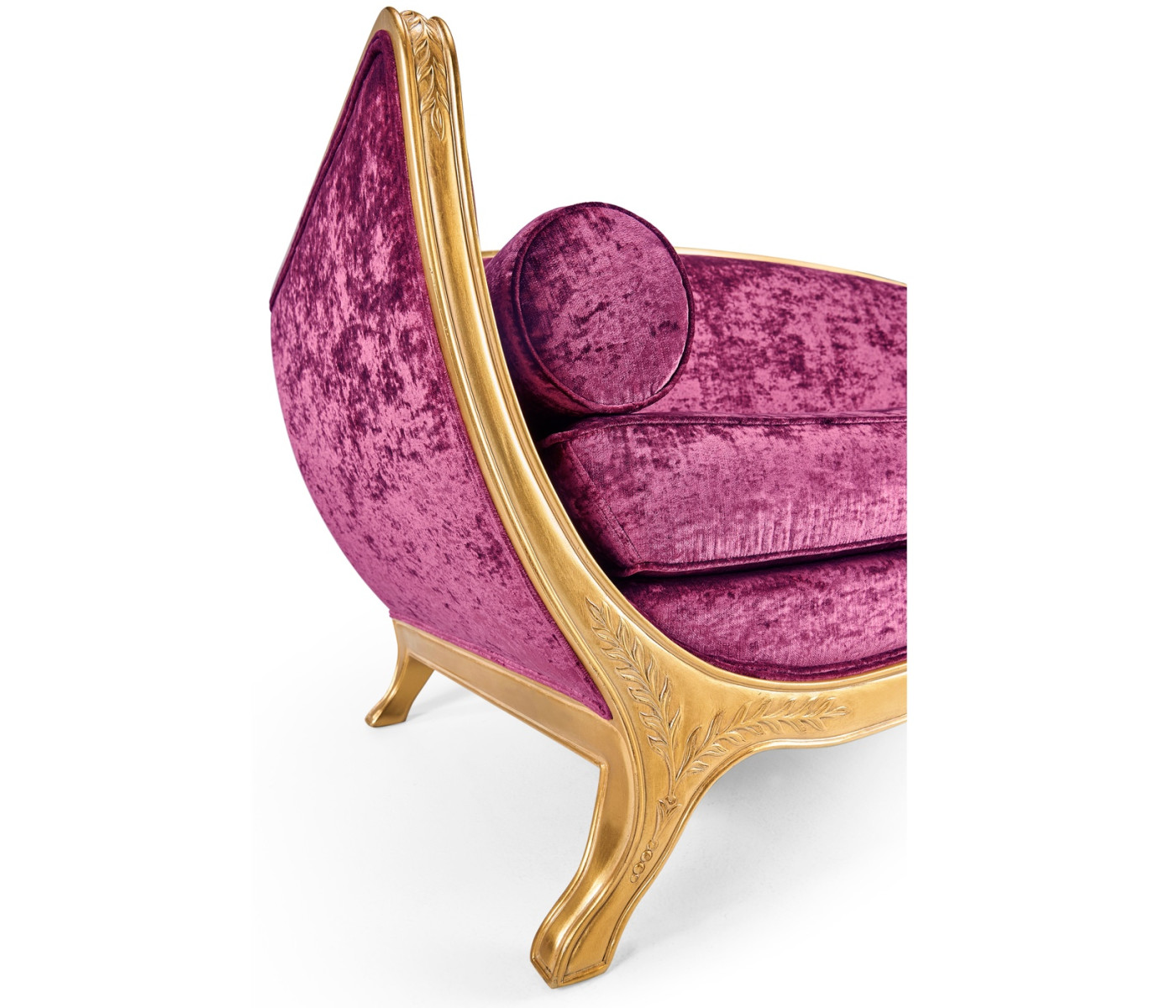 Empire Style Sofa with Gold Leaf