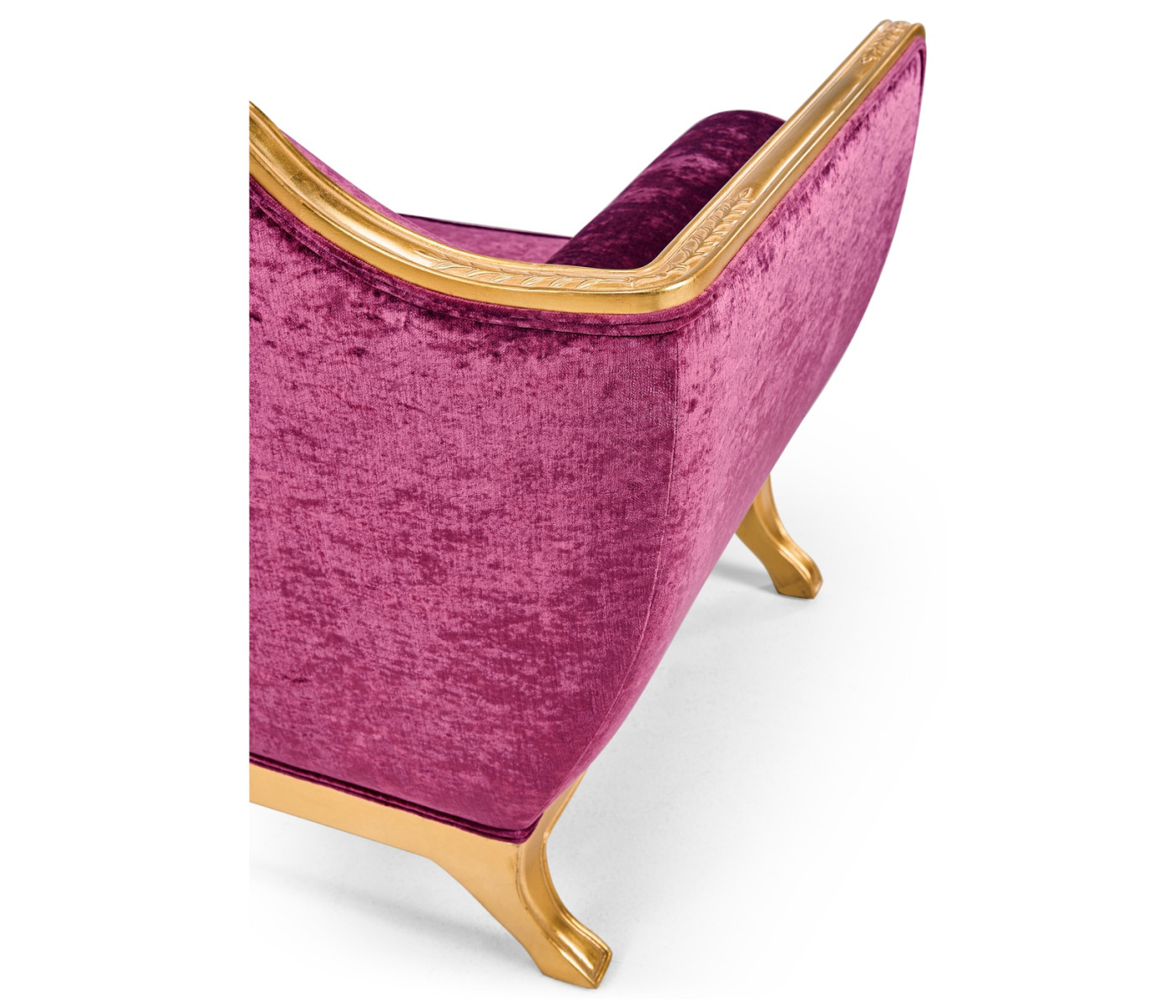 Empire Style Sofa with Gold Leaf