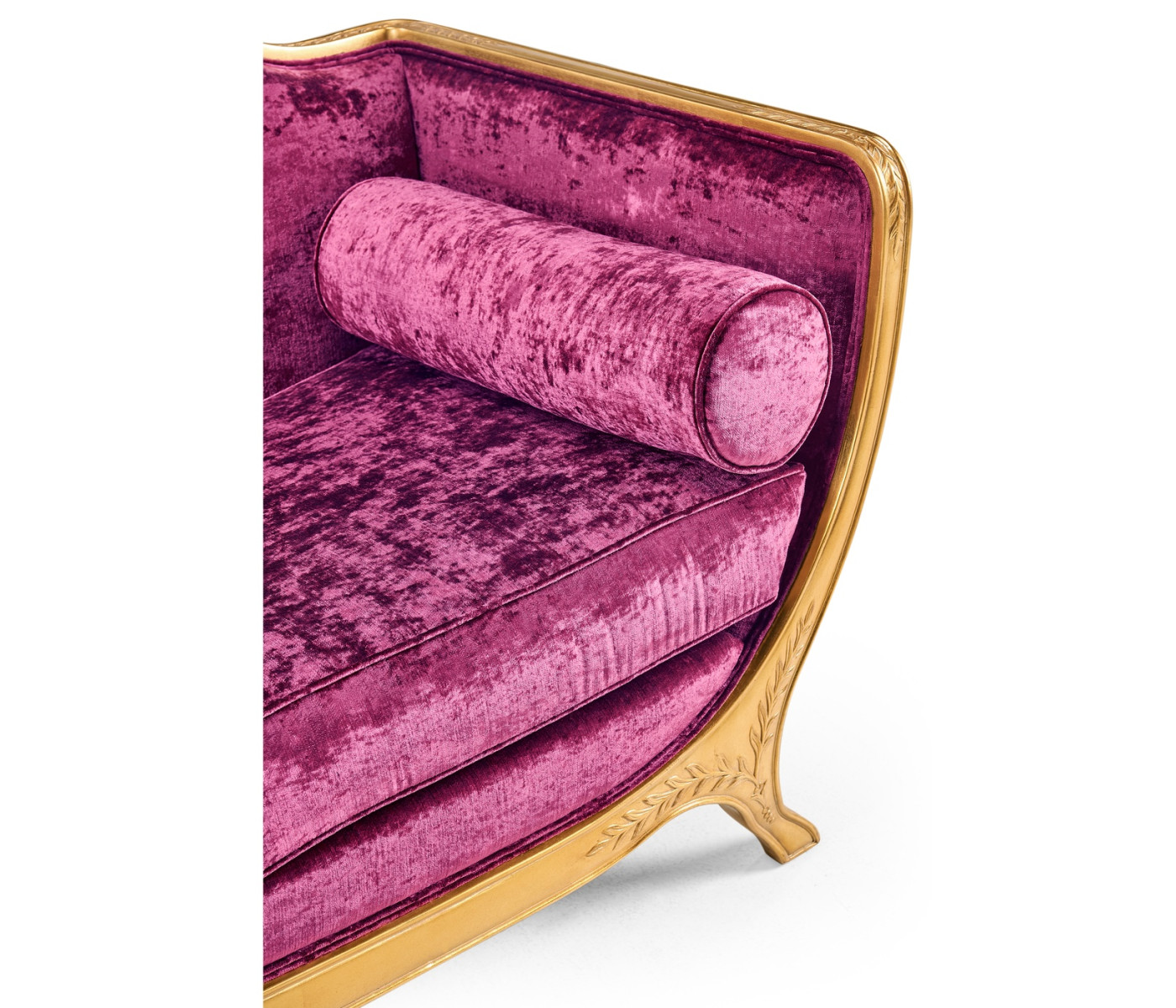 Empire Style Sofa with Gold Leaf