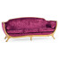 Empire Style Sofa with Gold Leaf