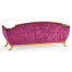 Empire Style Sofa with Gold Leaf