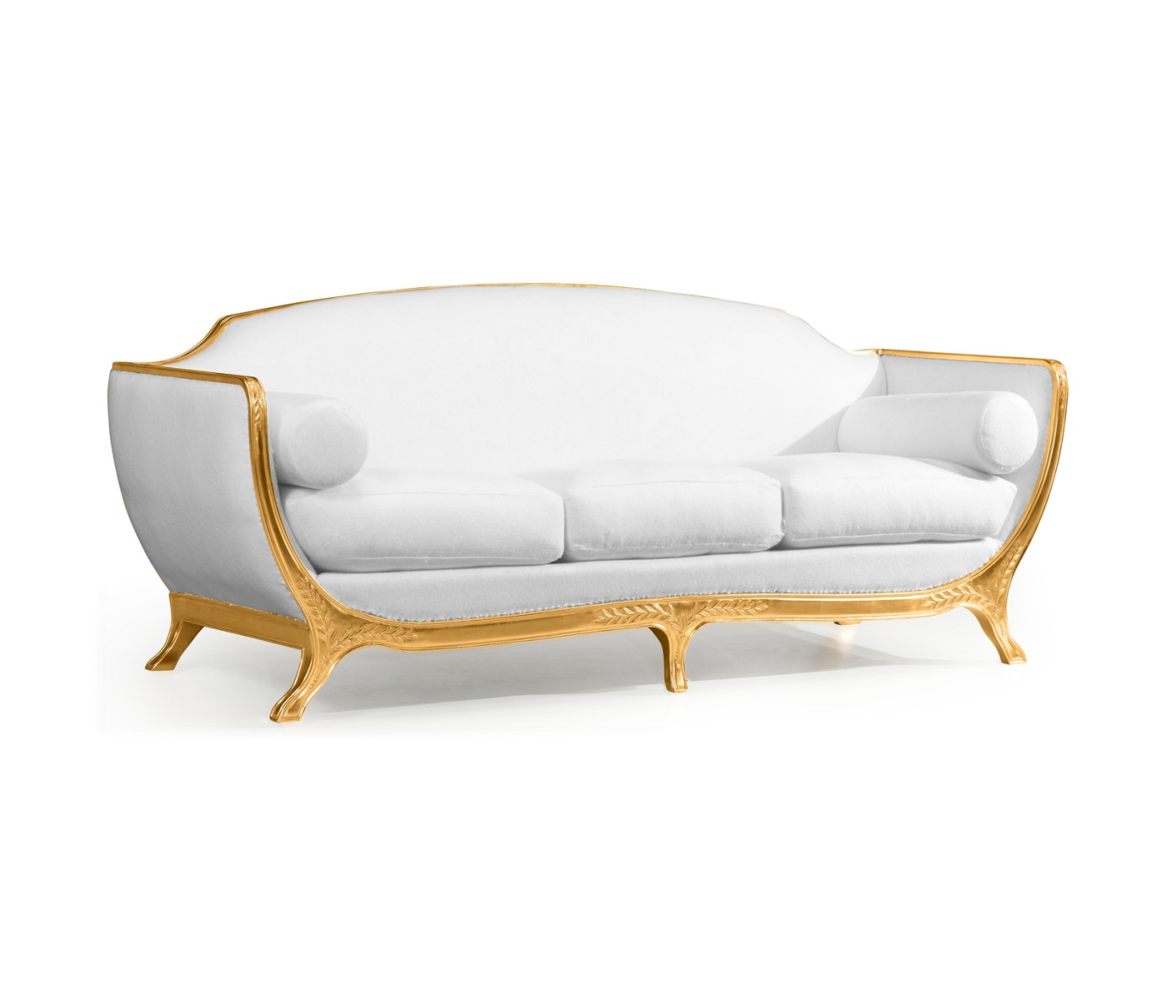 Empire Style Sofa with Gold Leaf Empire Style Sofa with Gold Leaf