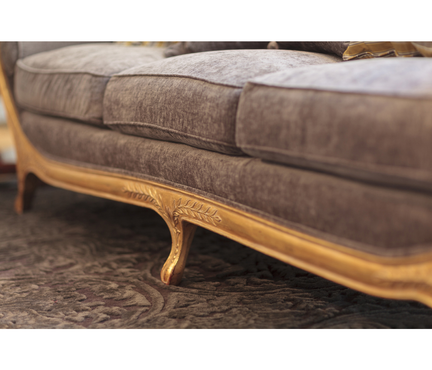 Empire Style Mahogany Sofa