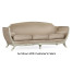 Empire Style Sofa with Silver Leaf