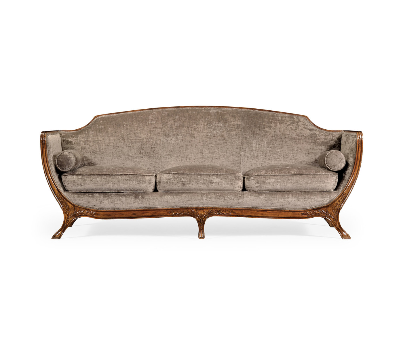 Empire Style Walnut Sofa