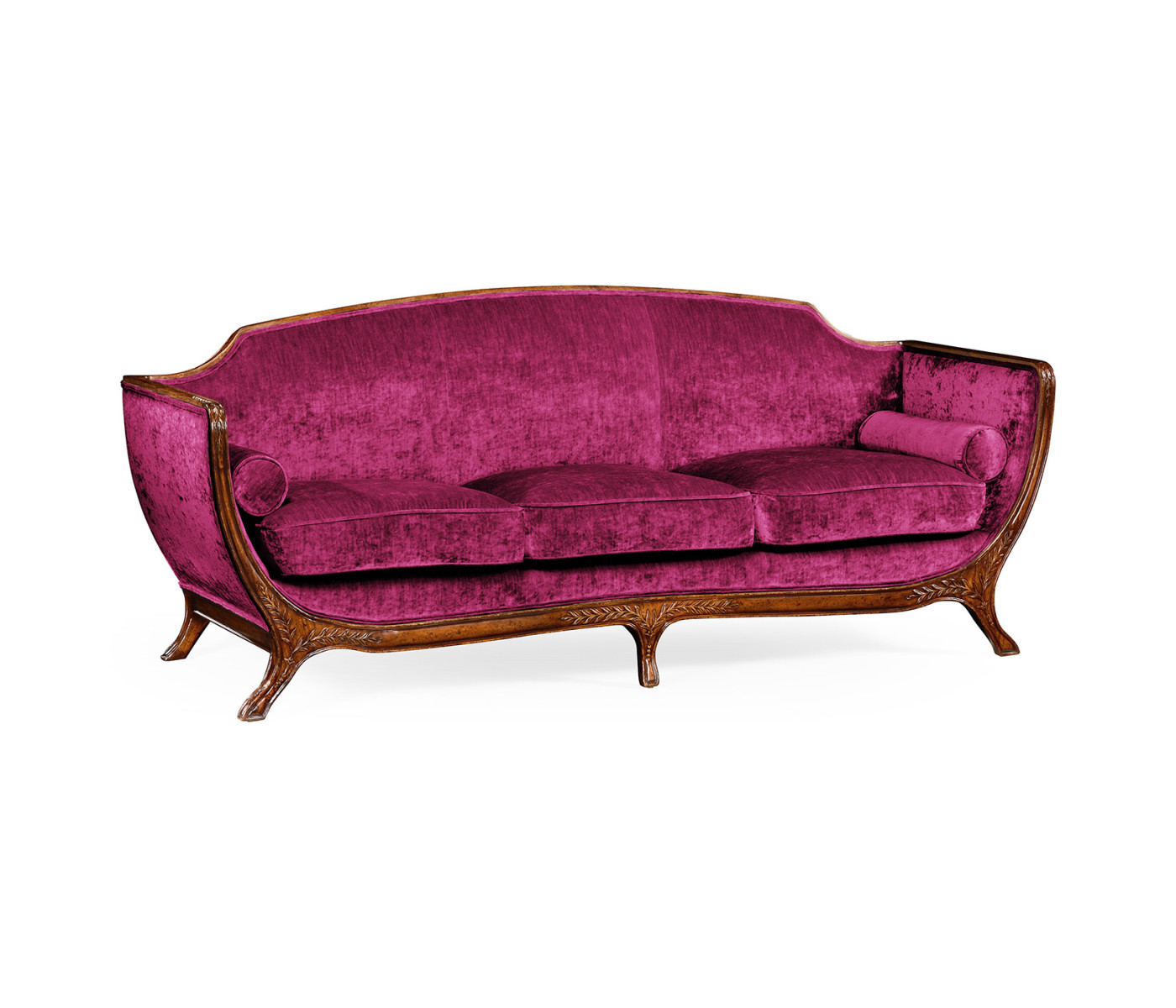 Empire Style Walnut Sofa
