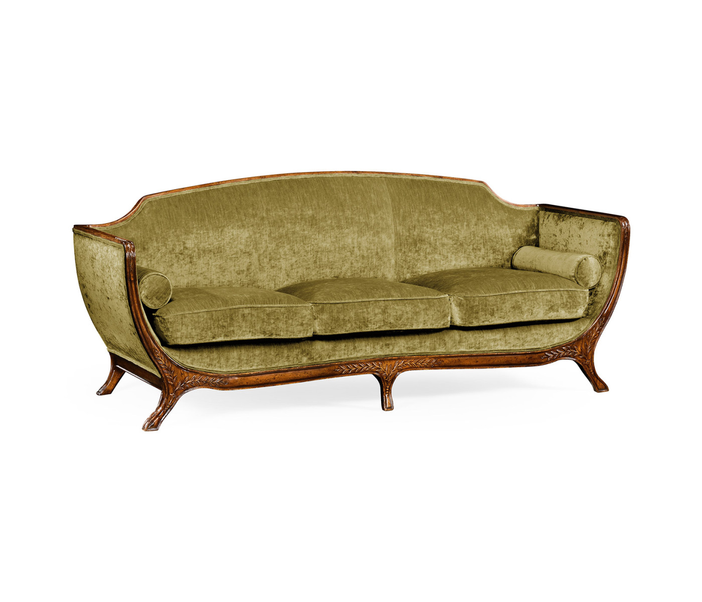 Empire Style Walnut Sofa