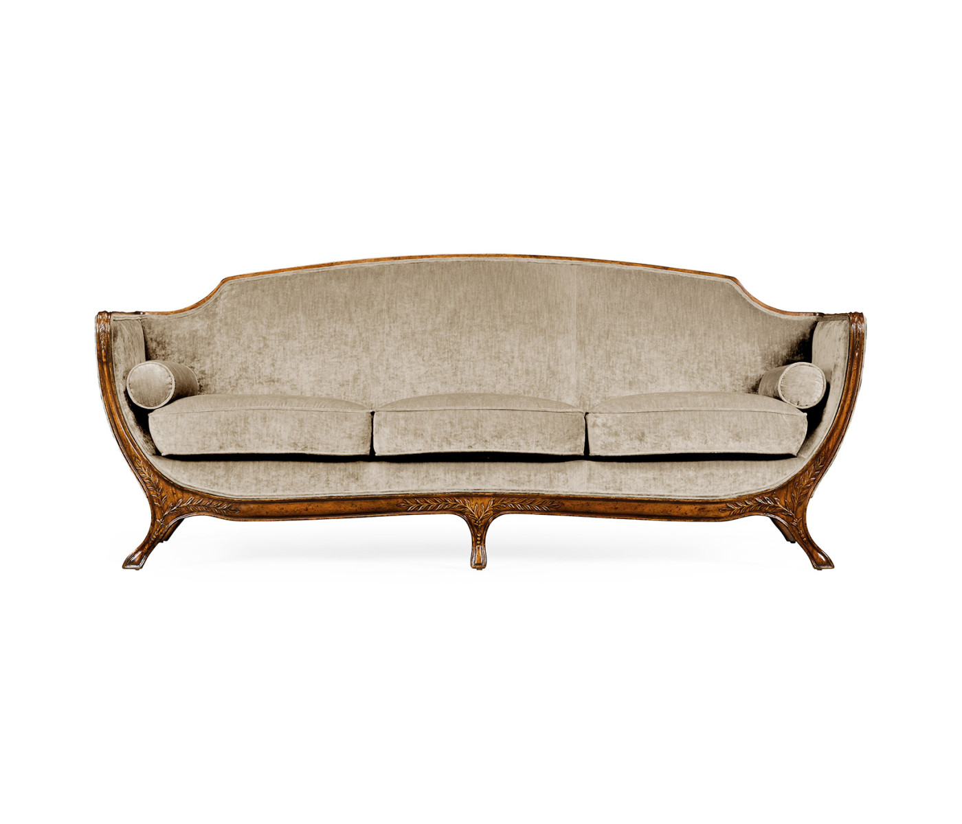 Empire Style Walnut Sofa