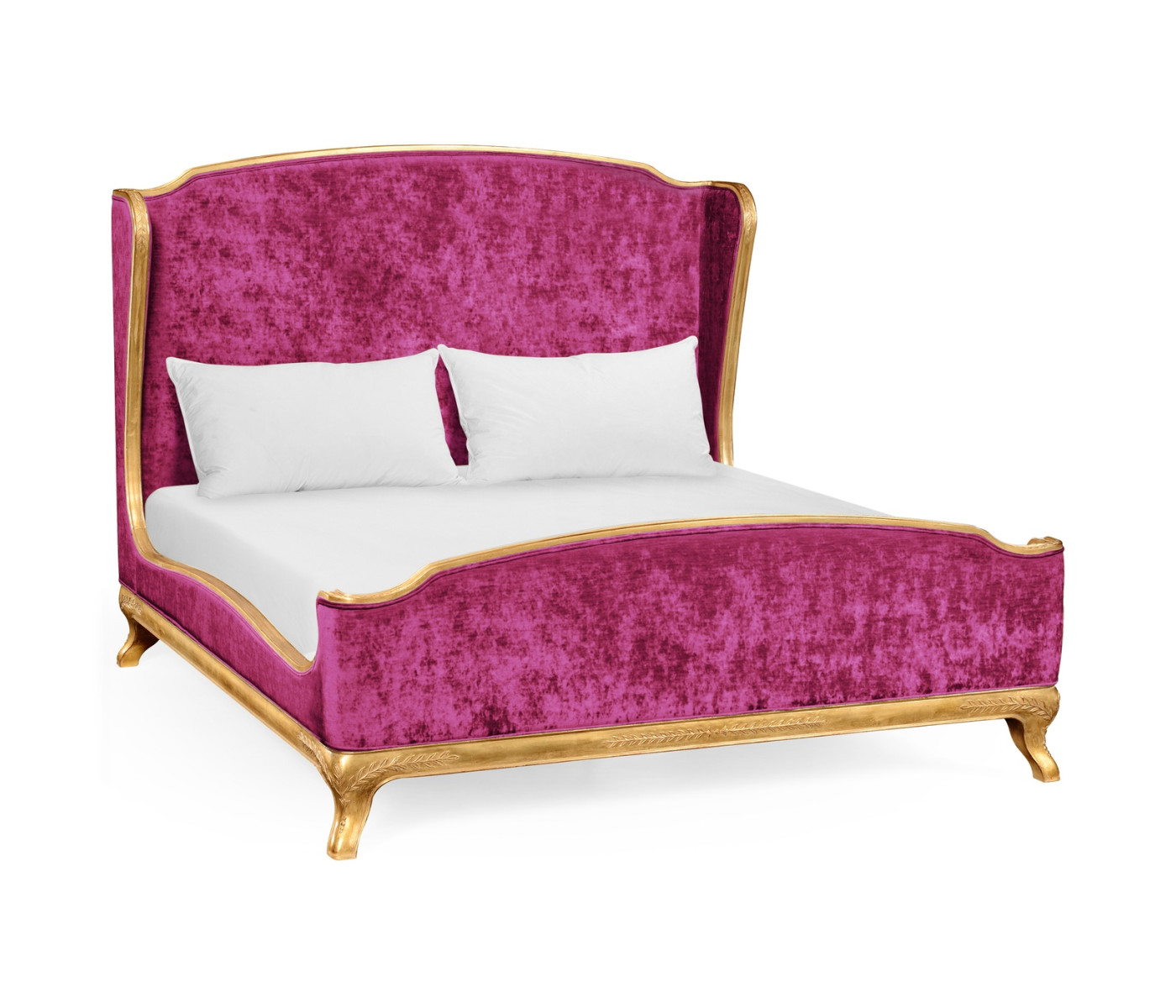 Louis XV Gilded Cali King Bed