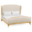 Louis XV Gilded Cali King Bed