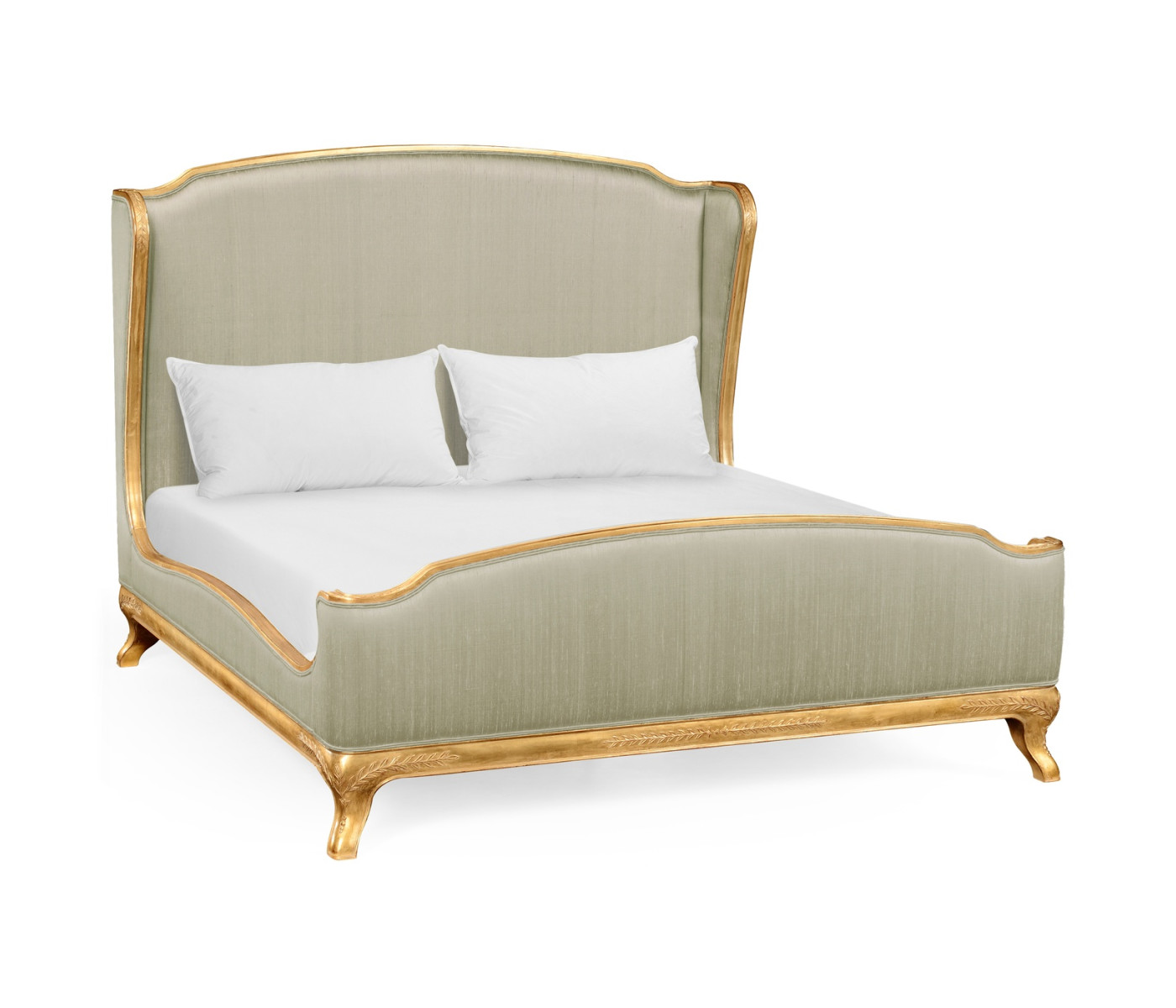 Louis XV Gilded Cali King Bed