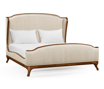 Louis XV Mahogany Cali King Bed