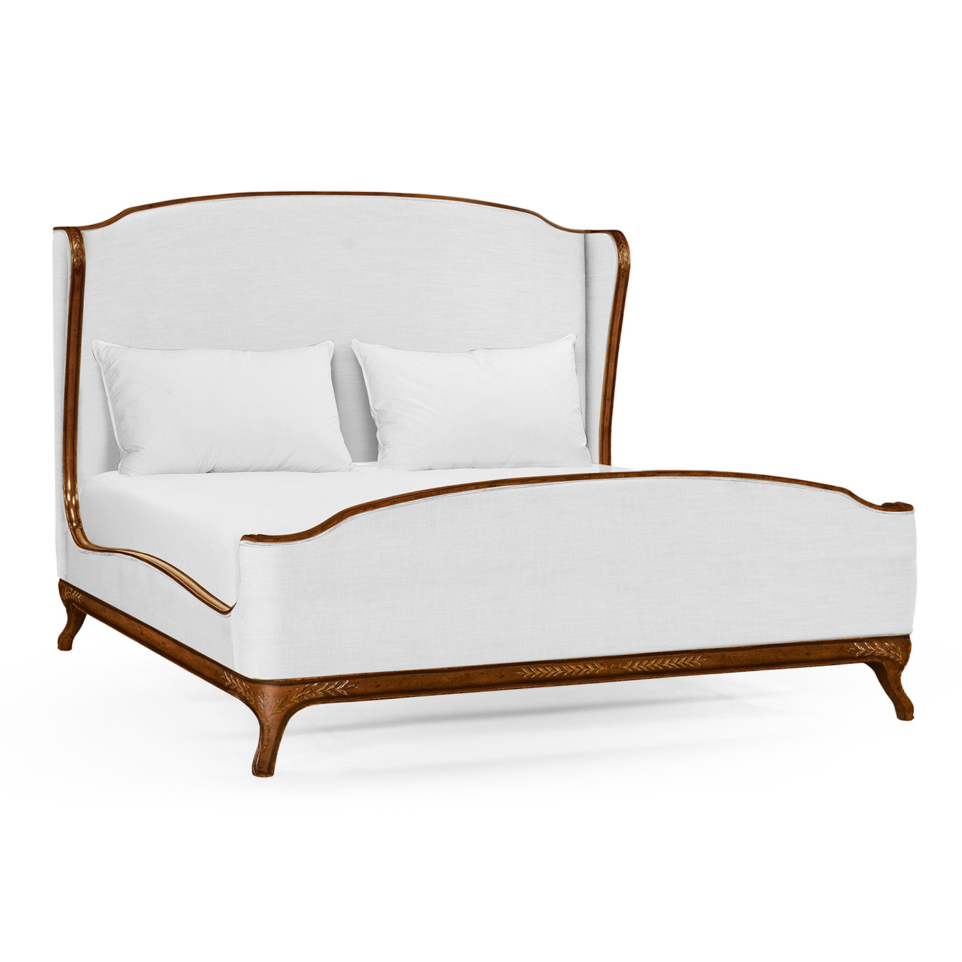 Louis XV Mahogany Cali King Bed