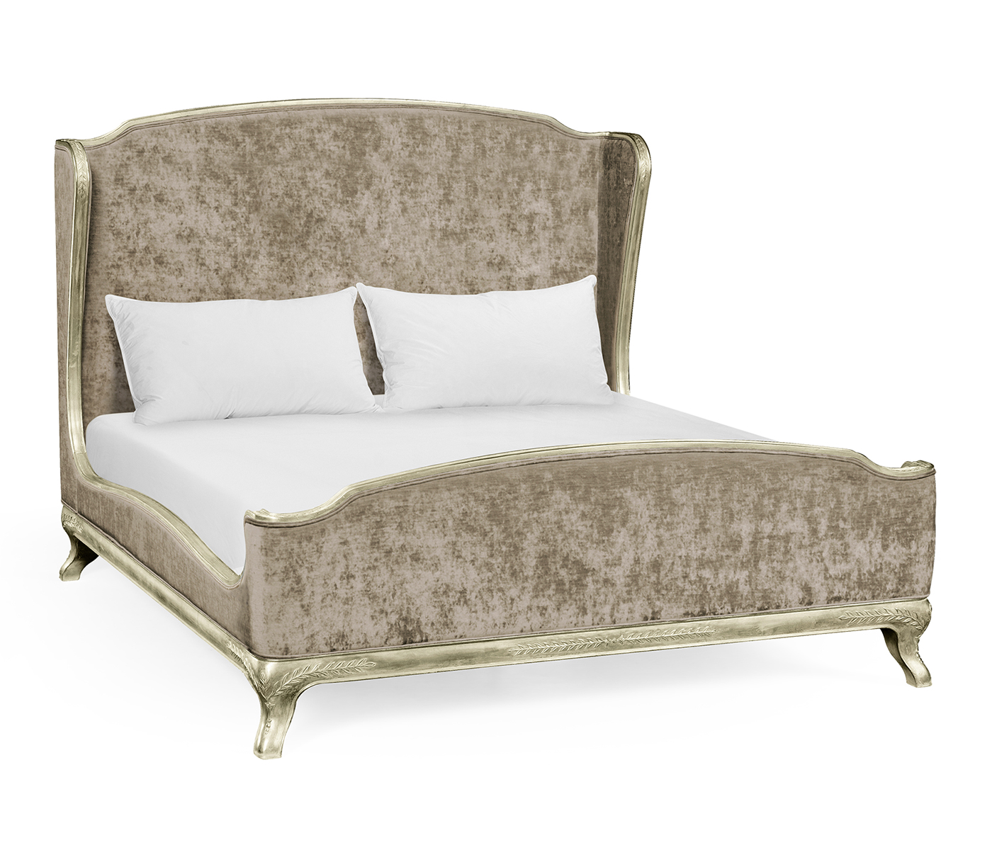 Louis XV Grey Weathered Cali King Bed