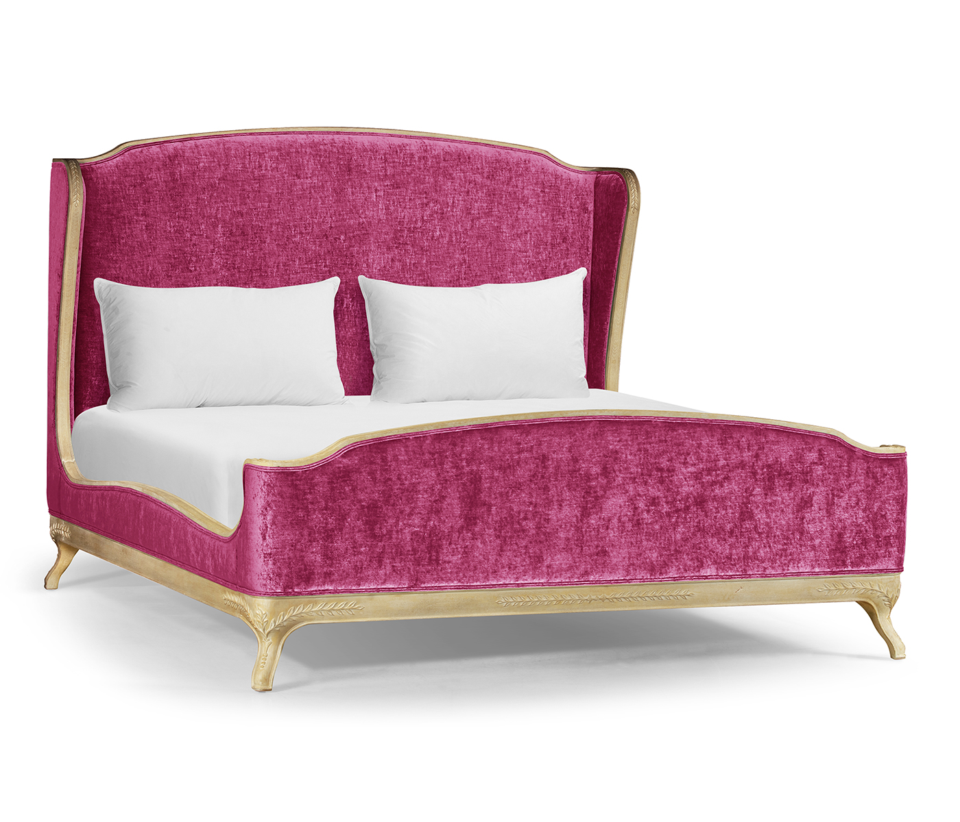 Louis XV Limed Tulip Cali King Bed