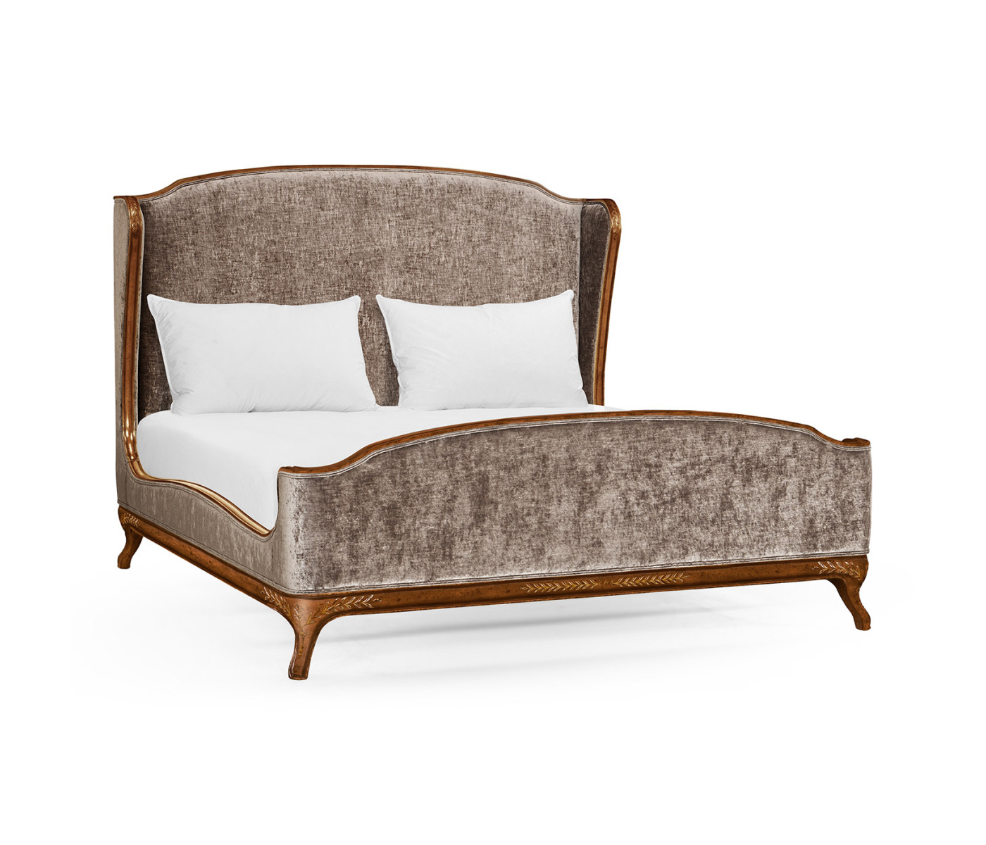 Louis XV Walnut Cali King Bed