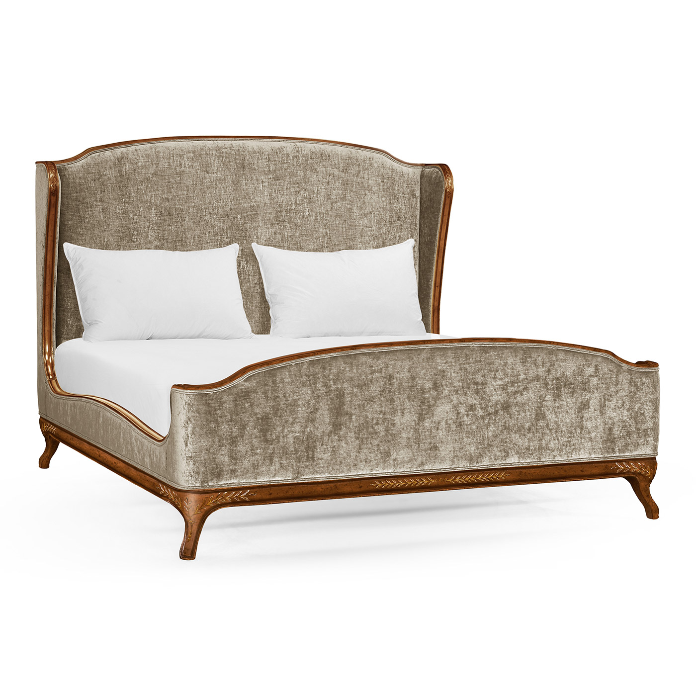 Louis XV Walnut Cali King Bed